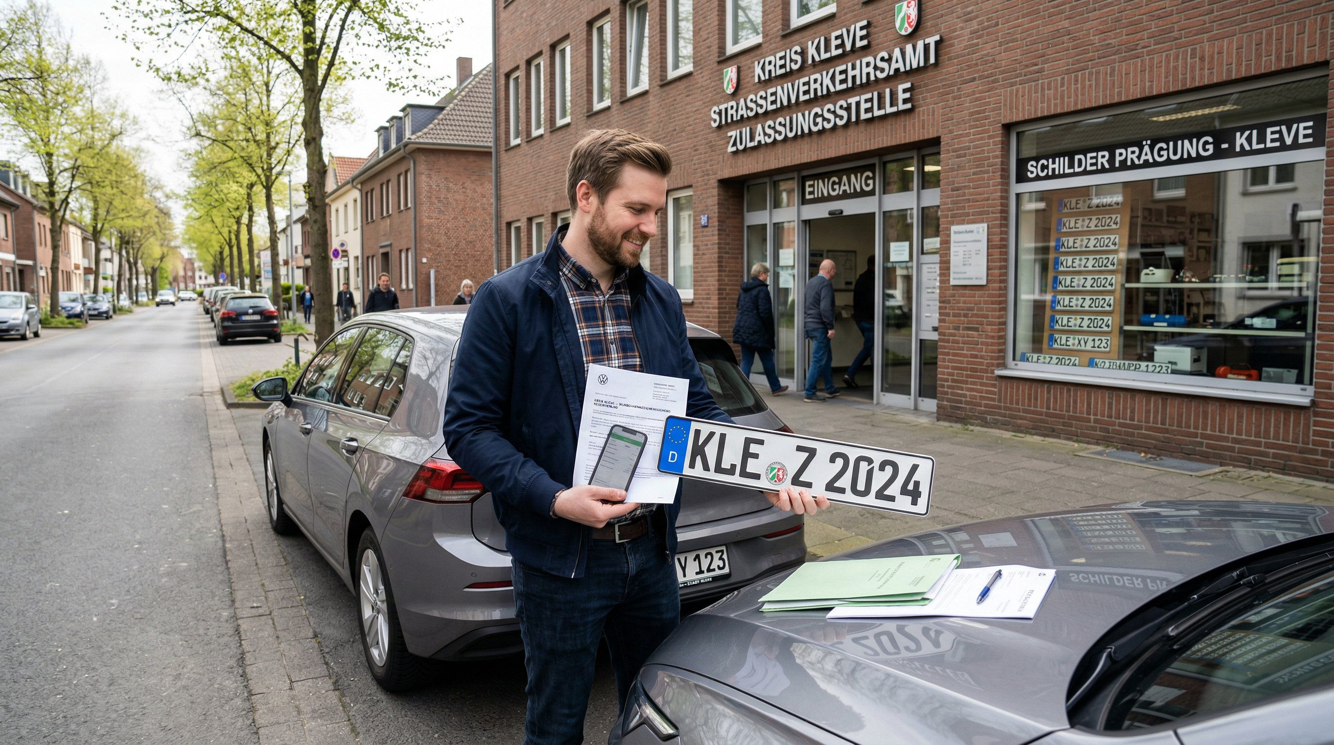 Wunschkennzeichen reservieren Kleve (KLE)